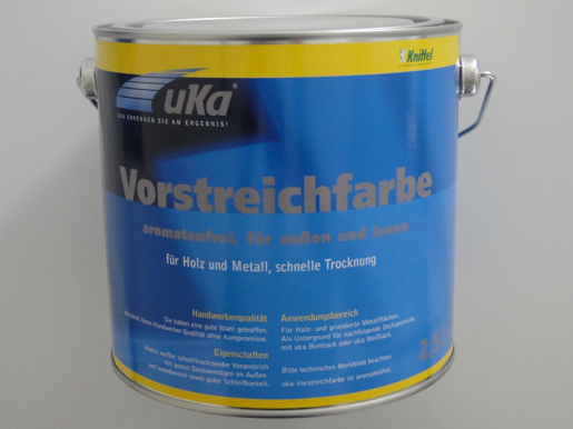 uka Vorstreichfarbe Weiss 2,5 lt